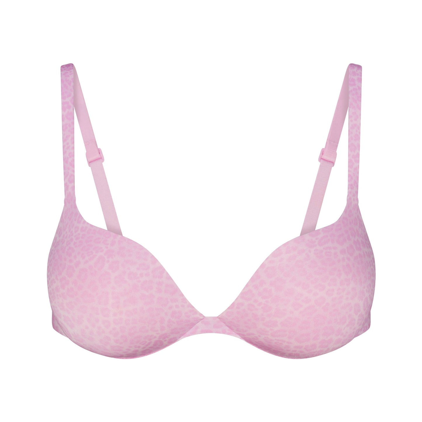 SKIMS ULTIMATE TEARDROP PUSH-UP BRA | BUBBLE GUM LEOPARD PRINT