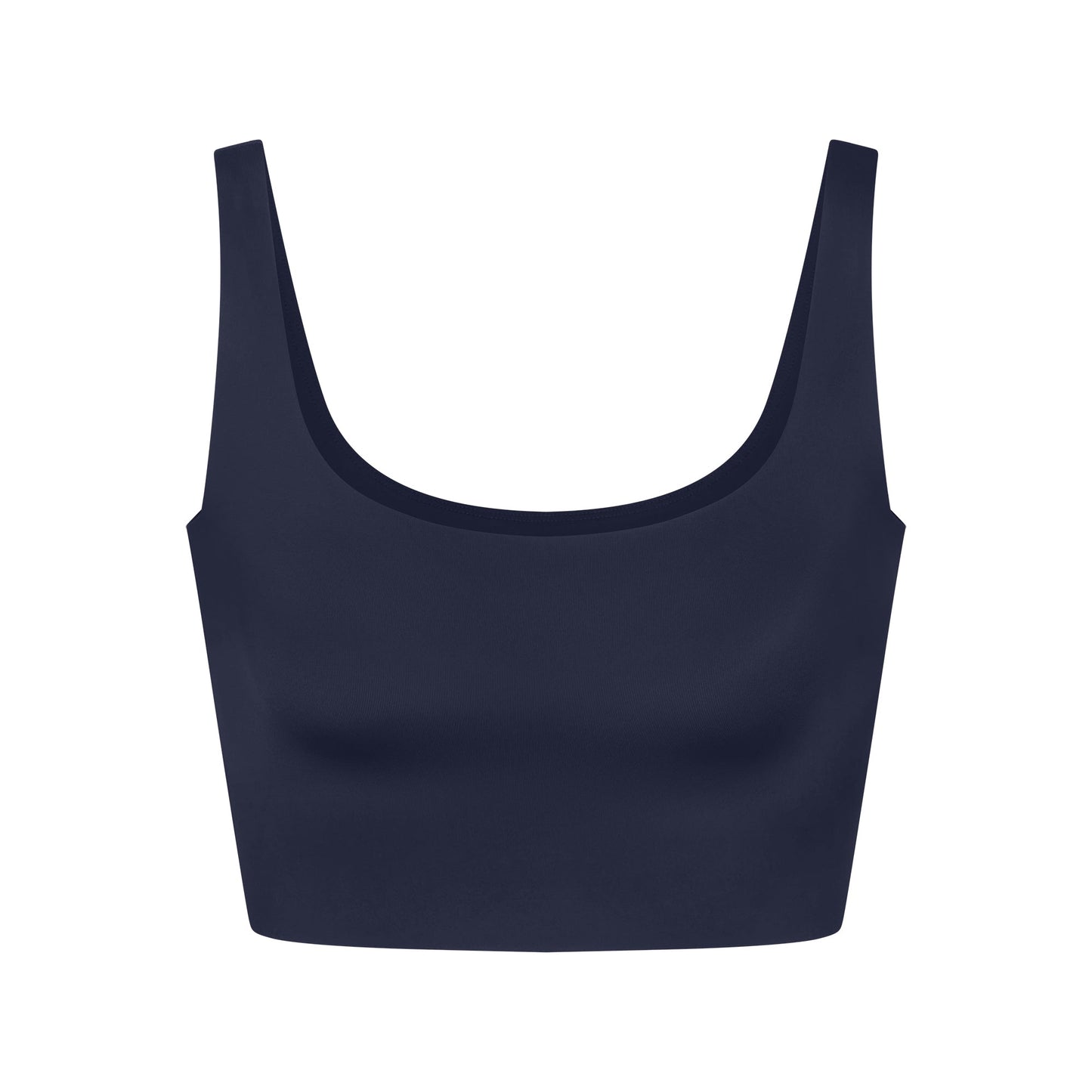 NikeSKIMS SHINE SCOOP NECK BRA TOP | NAVY