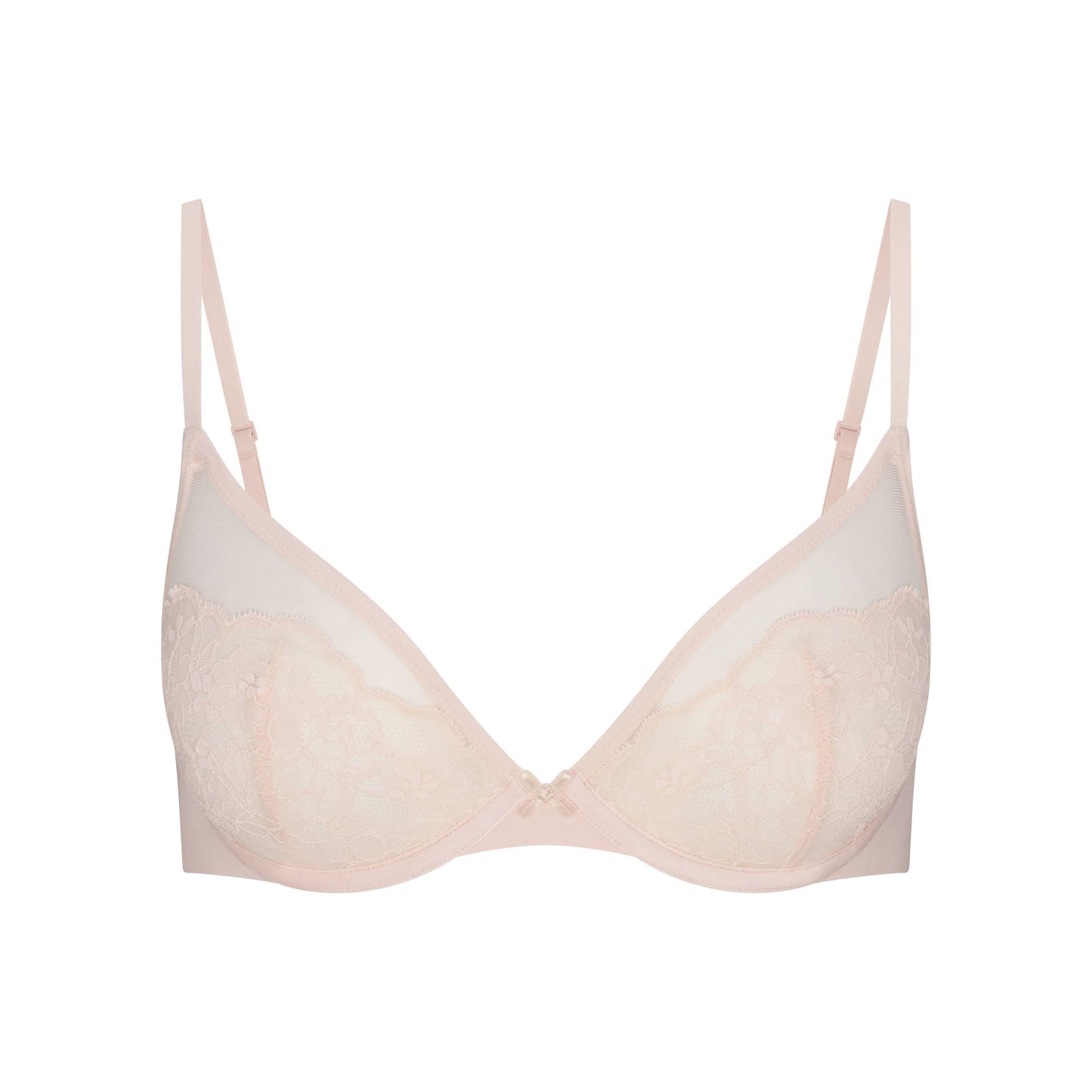 SKIMS LACE UNLINED DEMI BRA | PRIMROSE