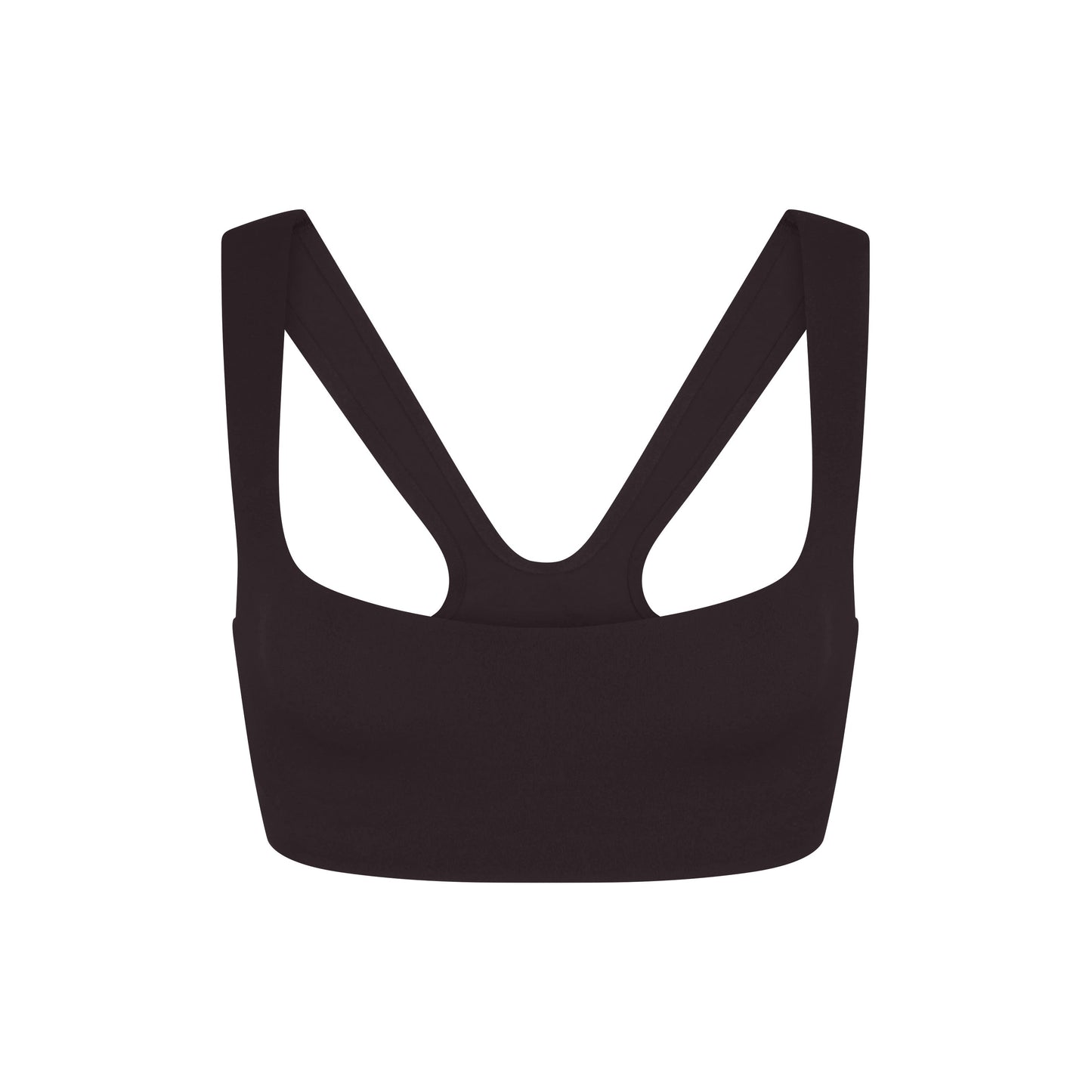 NikeSKIMS STUDIO STRETCH RACER BACK BRA | DARK ROAST