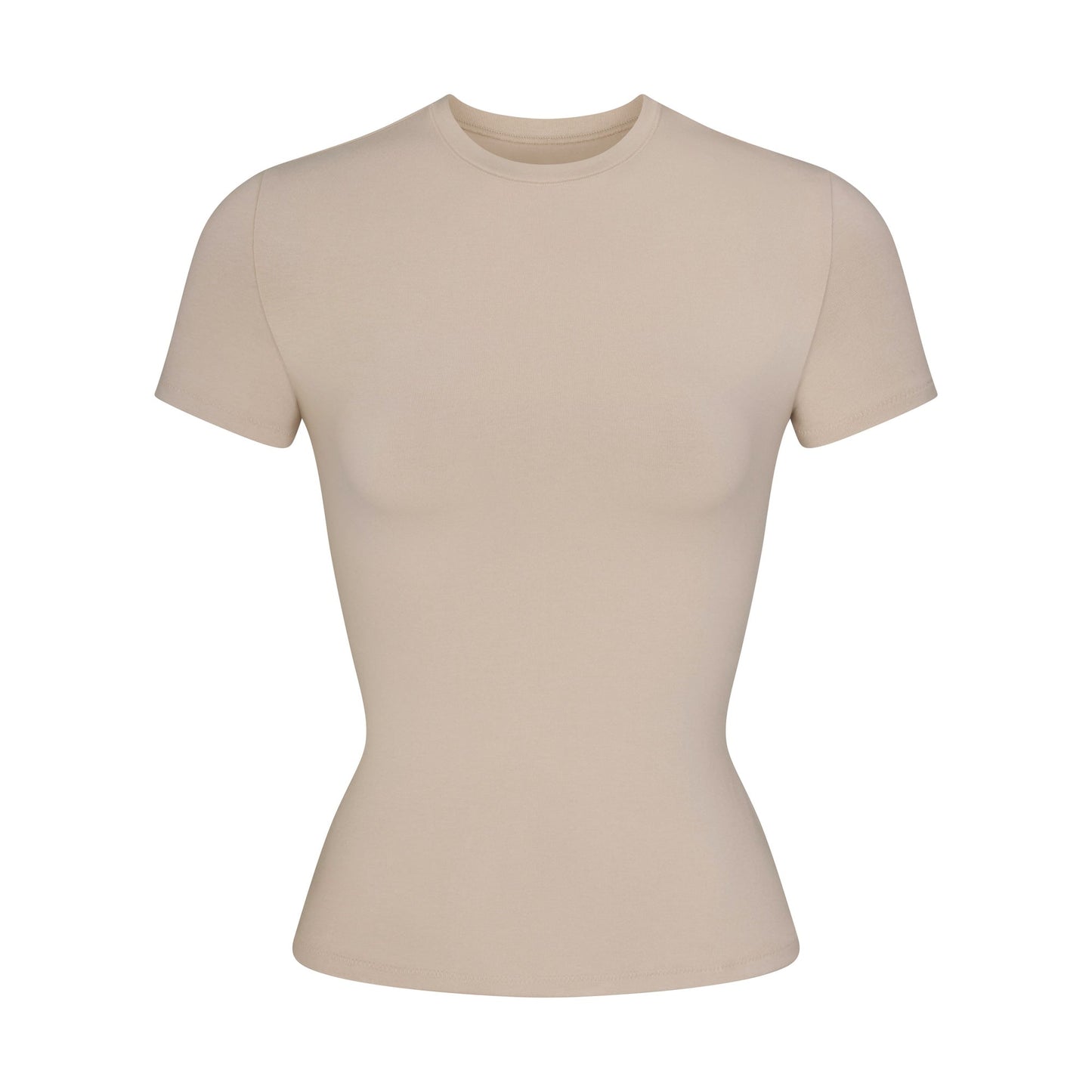 COTTON JERSEY T-SHIRT | STONE