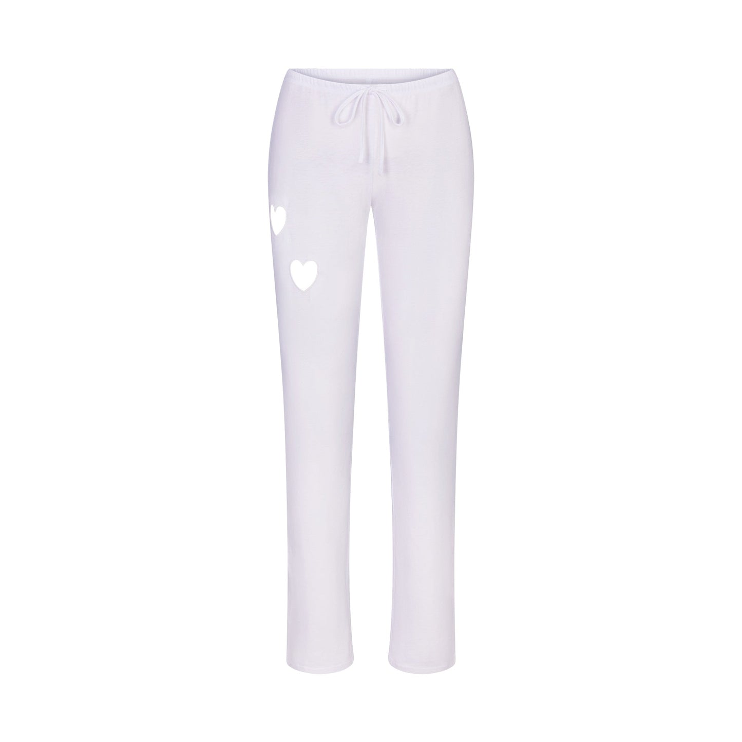 WORN IN JERSEY HEART STRAIGHT LEG PANT | SNOW