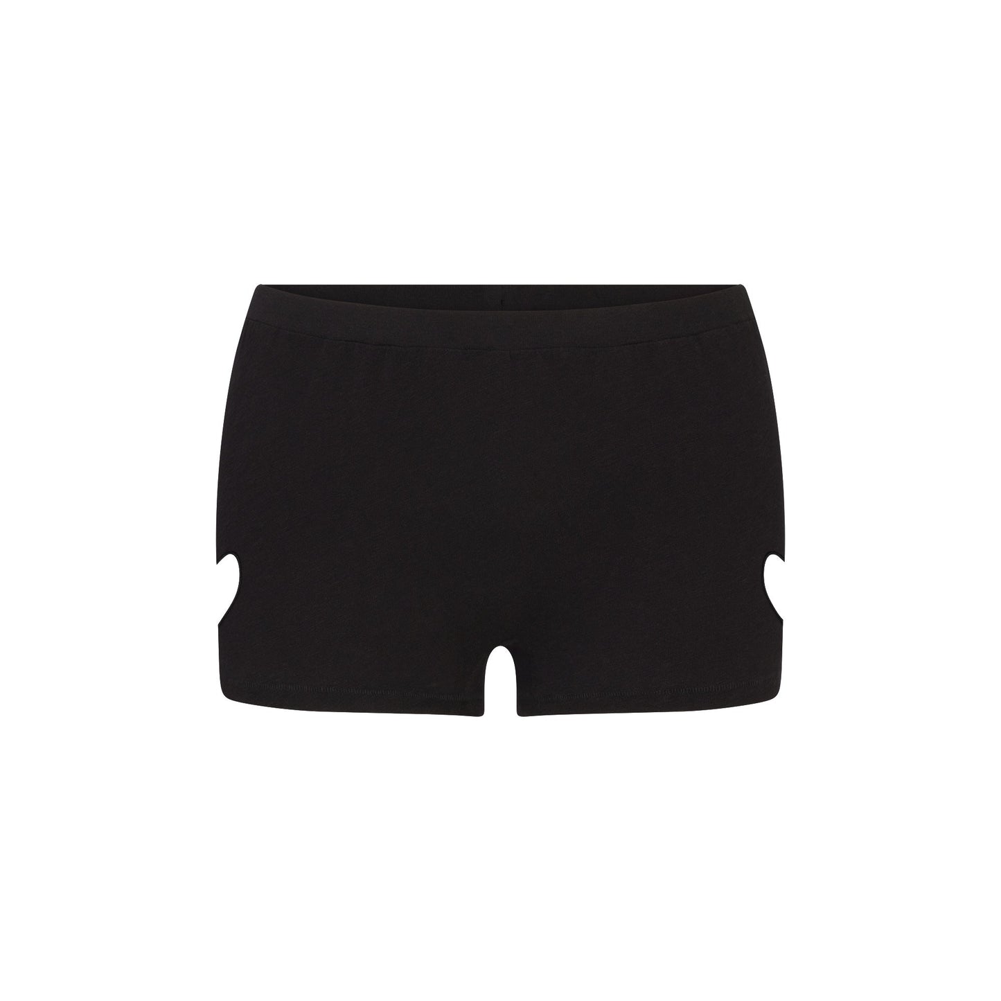 WORN IN JERSEY HEART MICRO SHORT | WASHED ONYX