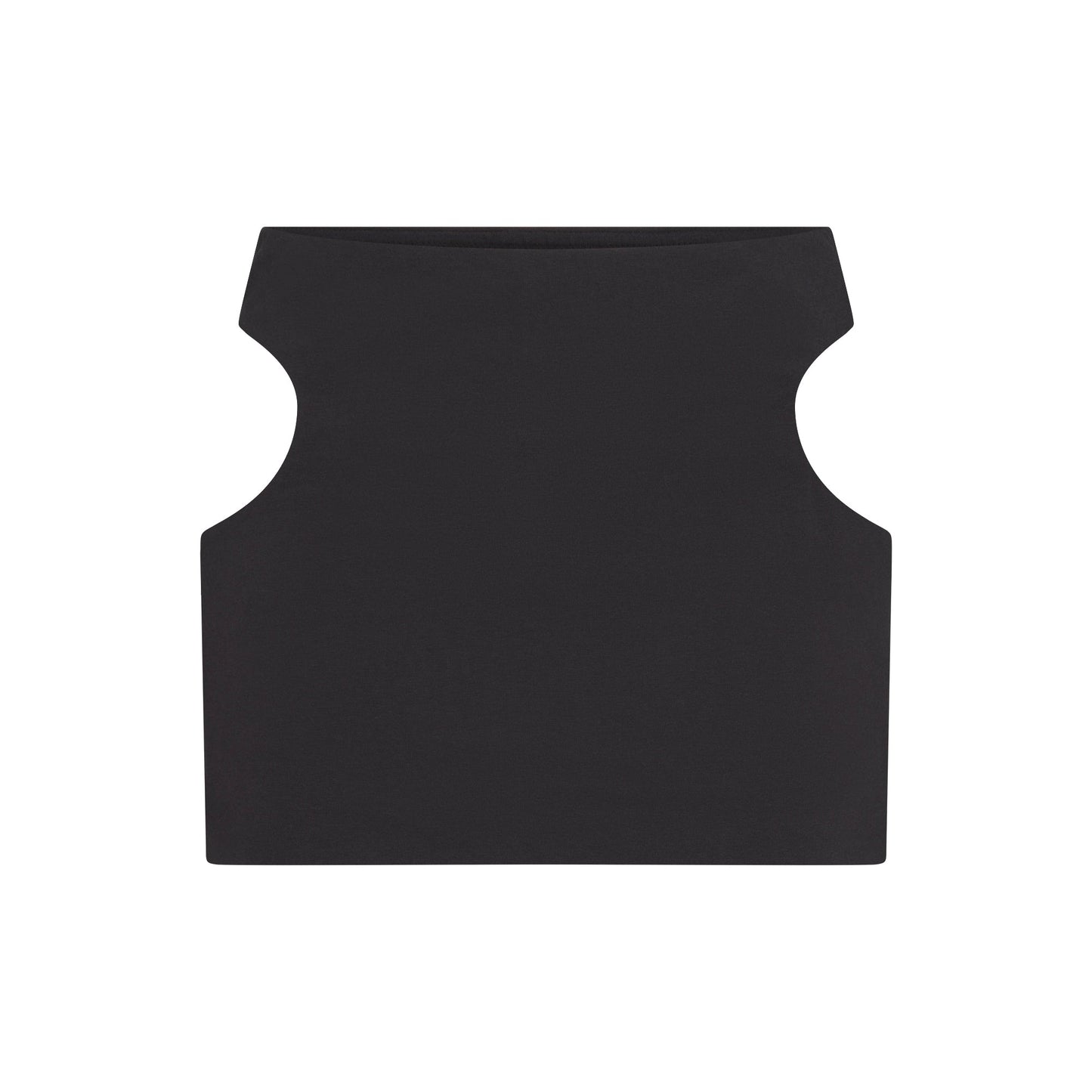 COTTON JERSEY CUT OUT MINI SKIRT | SOOT