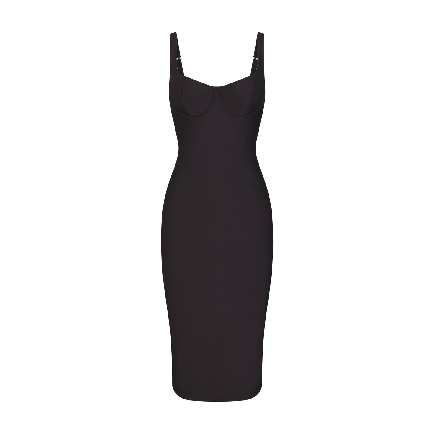 SKIMS BODY MIDI DRESS | ONYX