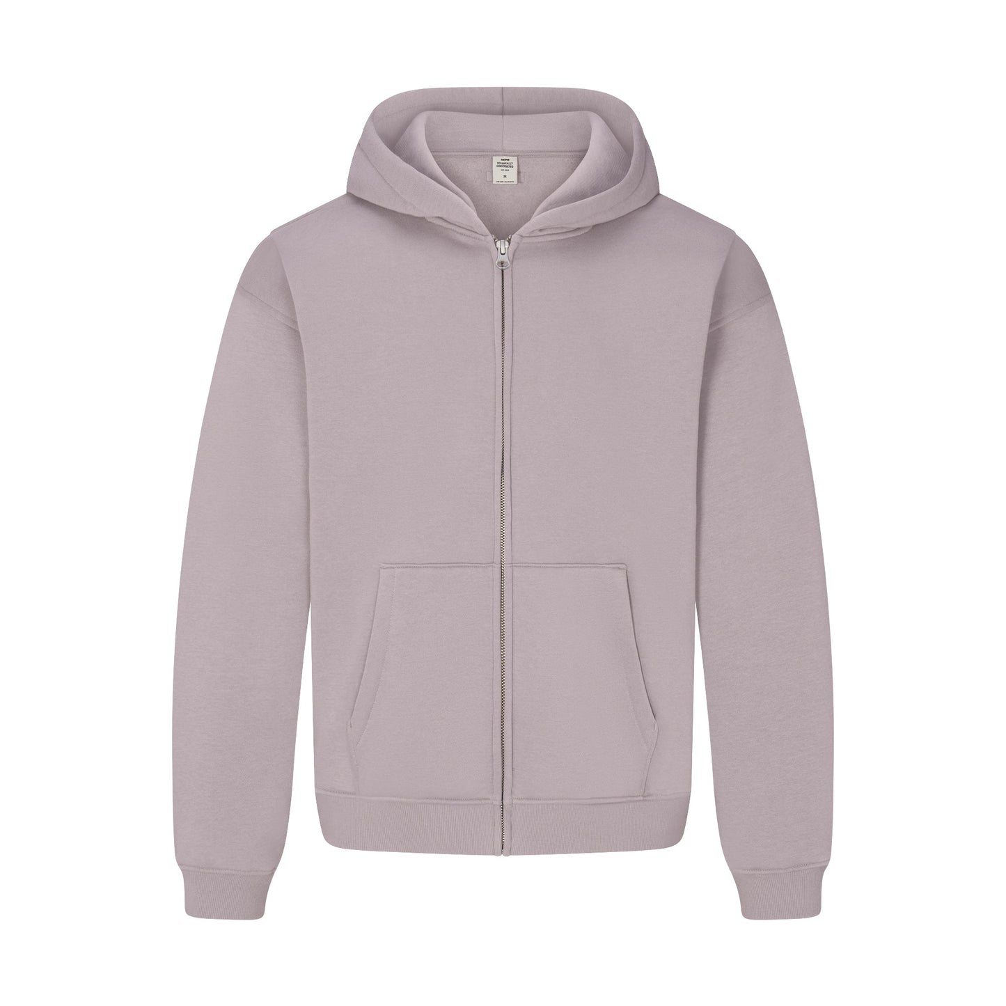 FLEECE LOUNGE MENS RELAXED ZIP UP HOODIE | SHADOW