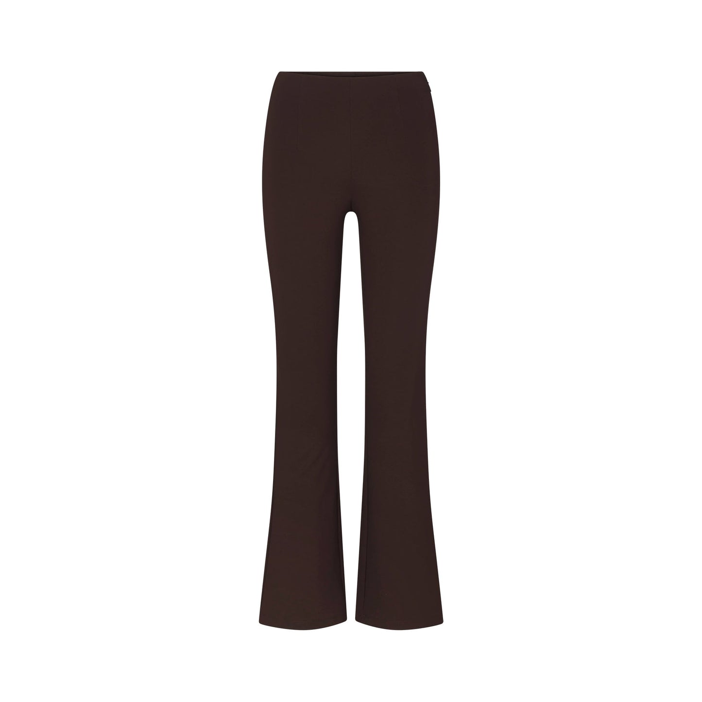 THE ESSENTIAL COLLECTION HIGH-WAISTED CROPPED KICK FLARE PANT | ESPRESSO