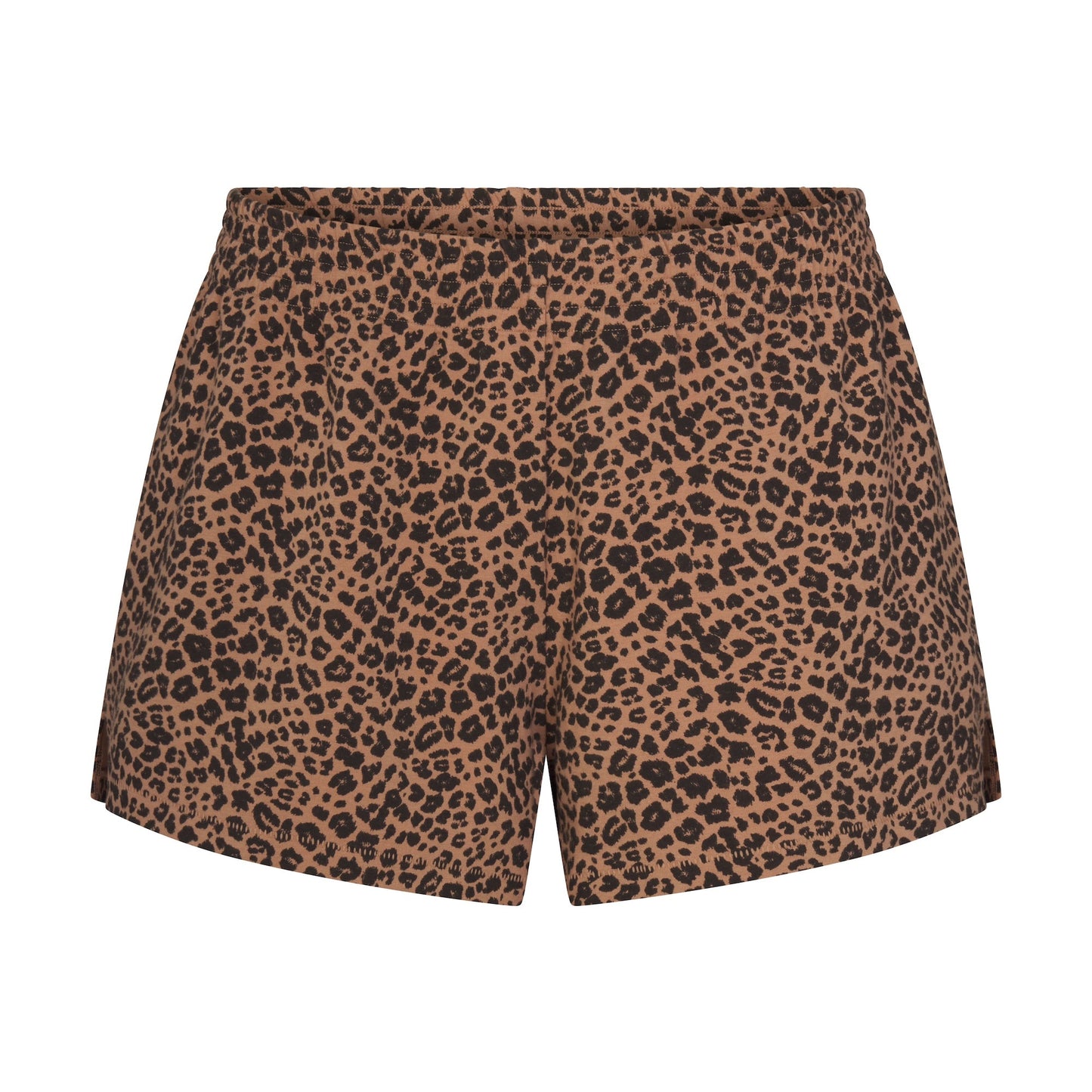 COTTON JERSEY LOOSE SHORT | SIENNA NATURAL LEOPARD