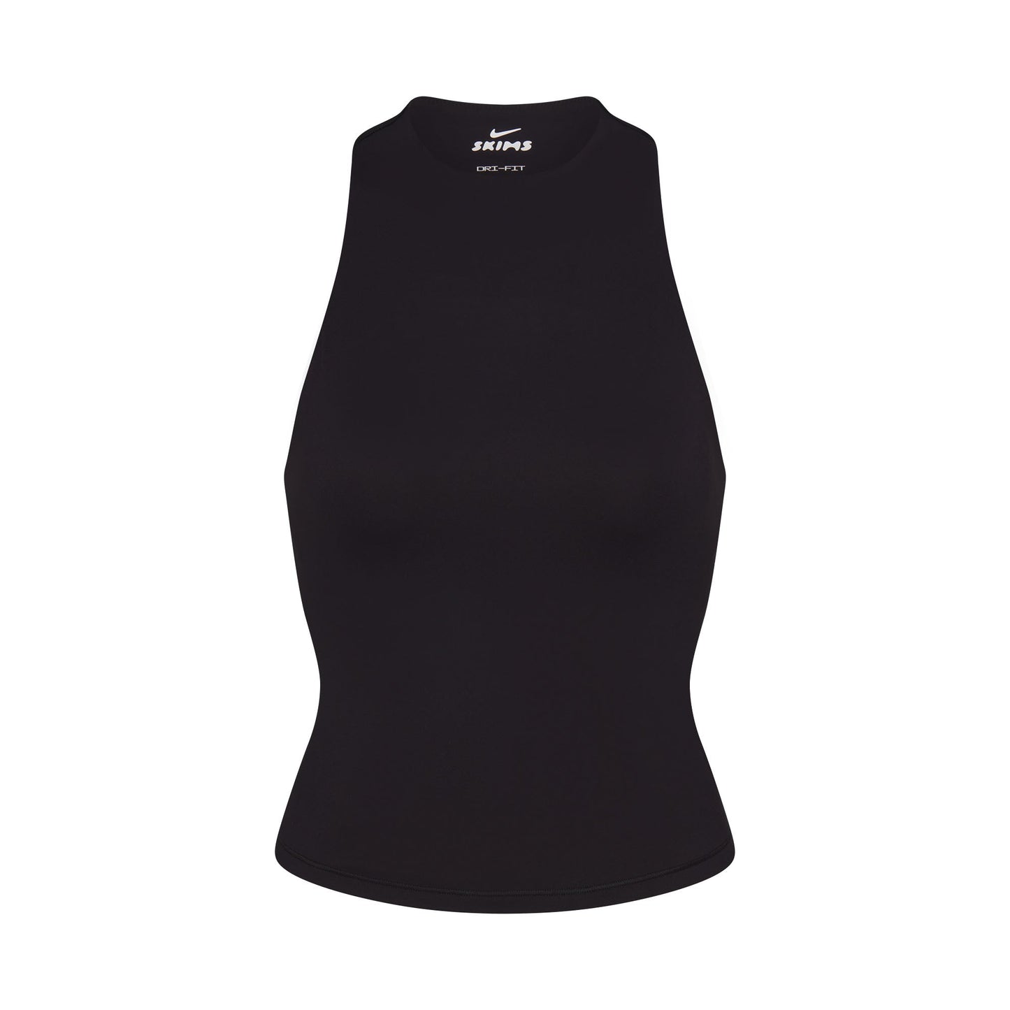 NikeSKIMS MATTE MOCK NECK RACER TANK | OBSIDIAN