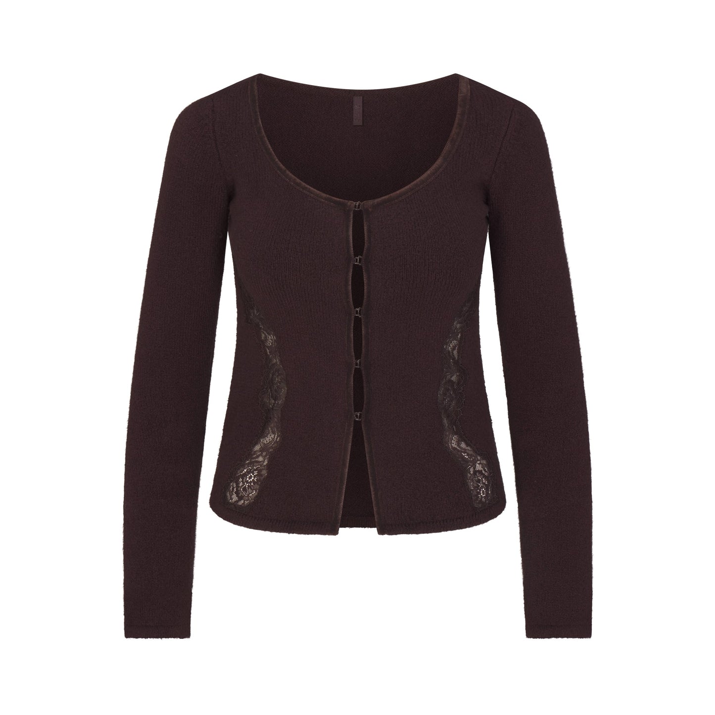 LACE KNIT LONG SLEEVE CARDIGAN | PHOENIX