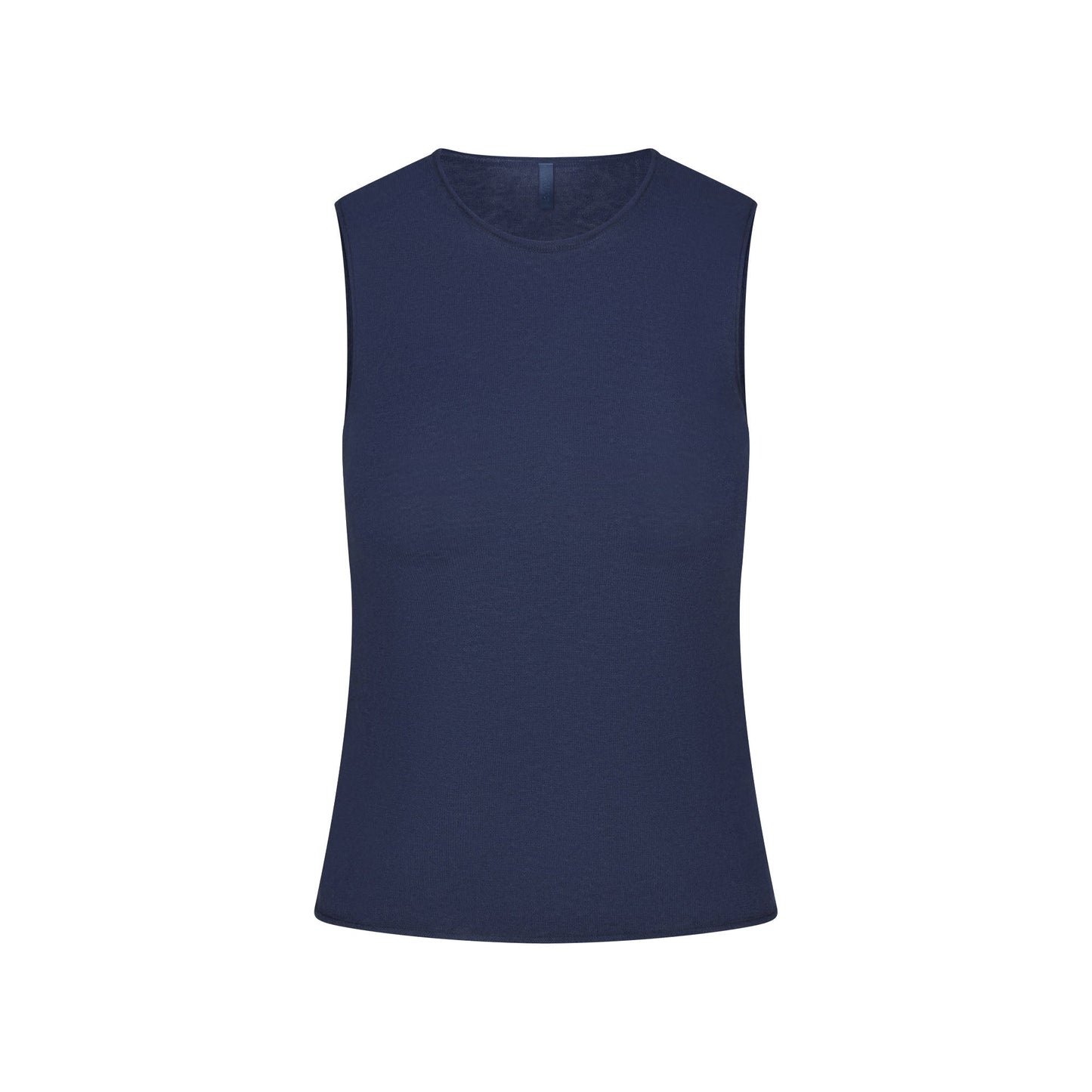FEATHERWEIGHT CASHMERE SLEEVELESS TOP | INDIGO