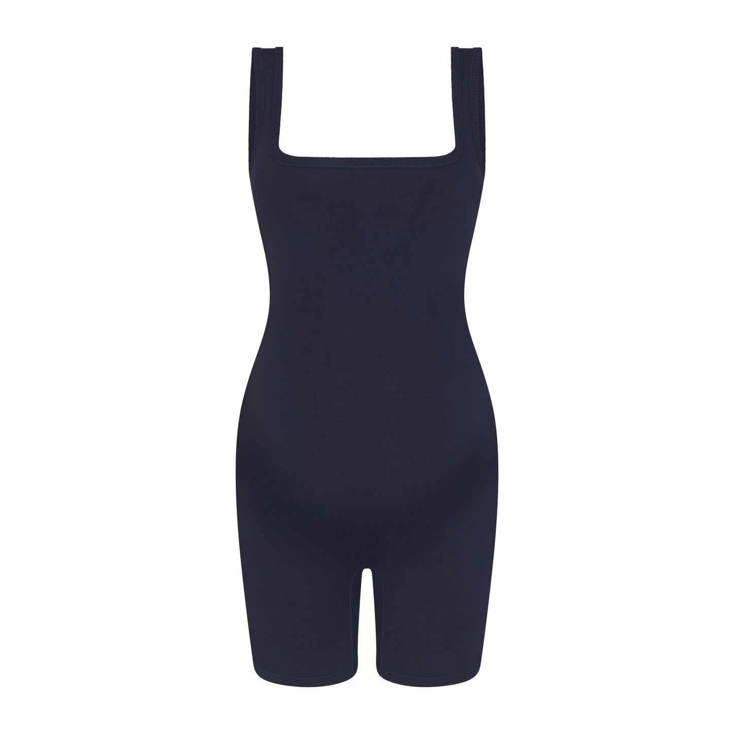 COTTON JERSEY MATERNITY ONESIE | NAVY