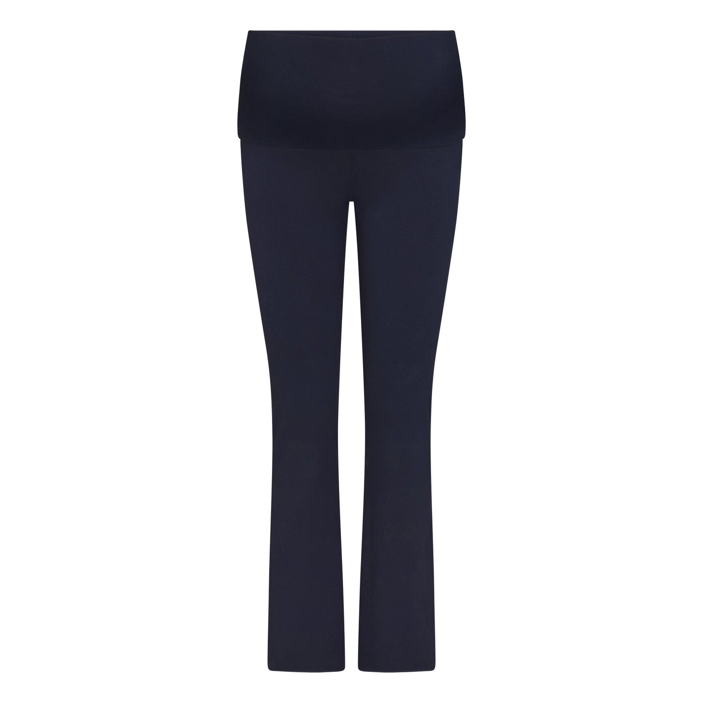 COTTON JERSEY MATERNITY FOLDOVER PANT | NAVY