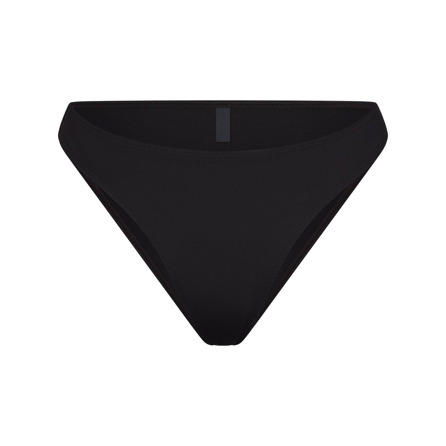 ICONIC SWIM HIGH LEG BIKINI BOTTOM | OBSIDIAN