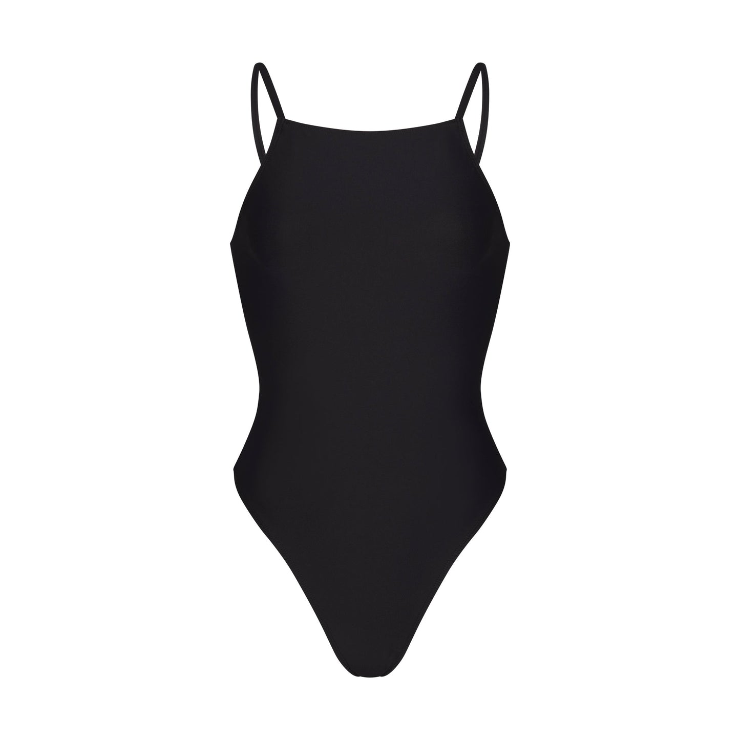 ICONIC SWIM HIGH NECK ONE PIECE | OBSIDIAN