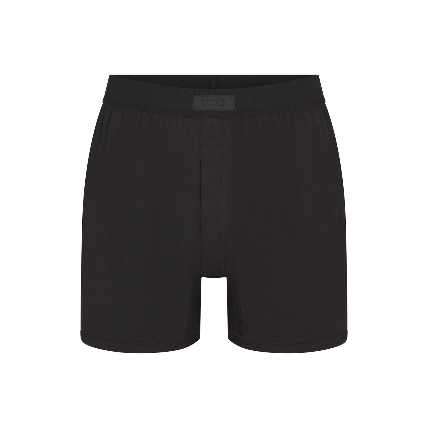 SKIMS COTTON MENS KNIT BOXER | ONYX