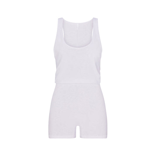 WORN IN JERSEY HEART ONESIE | SNOW