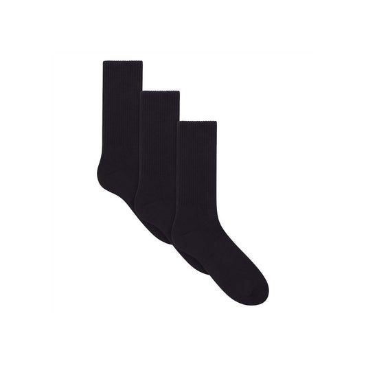 MENS TUBE CREW SOCK 3-PACK | ONYX