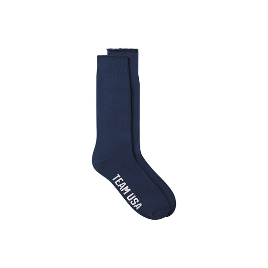 SKIMS FOR TEAM USA MENS OLYMPIC LOUNGE SOCK | NAVY