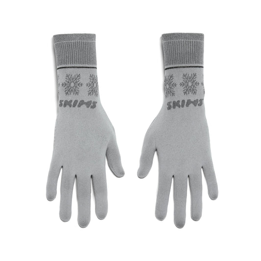SKIMS FIRST LAYERS GLOVES | MIRROR WINTER FAIR ISLE