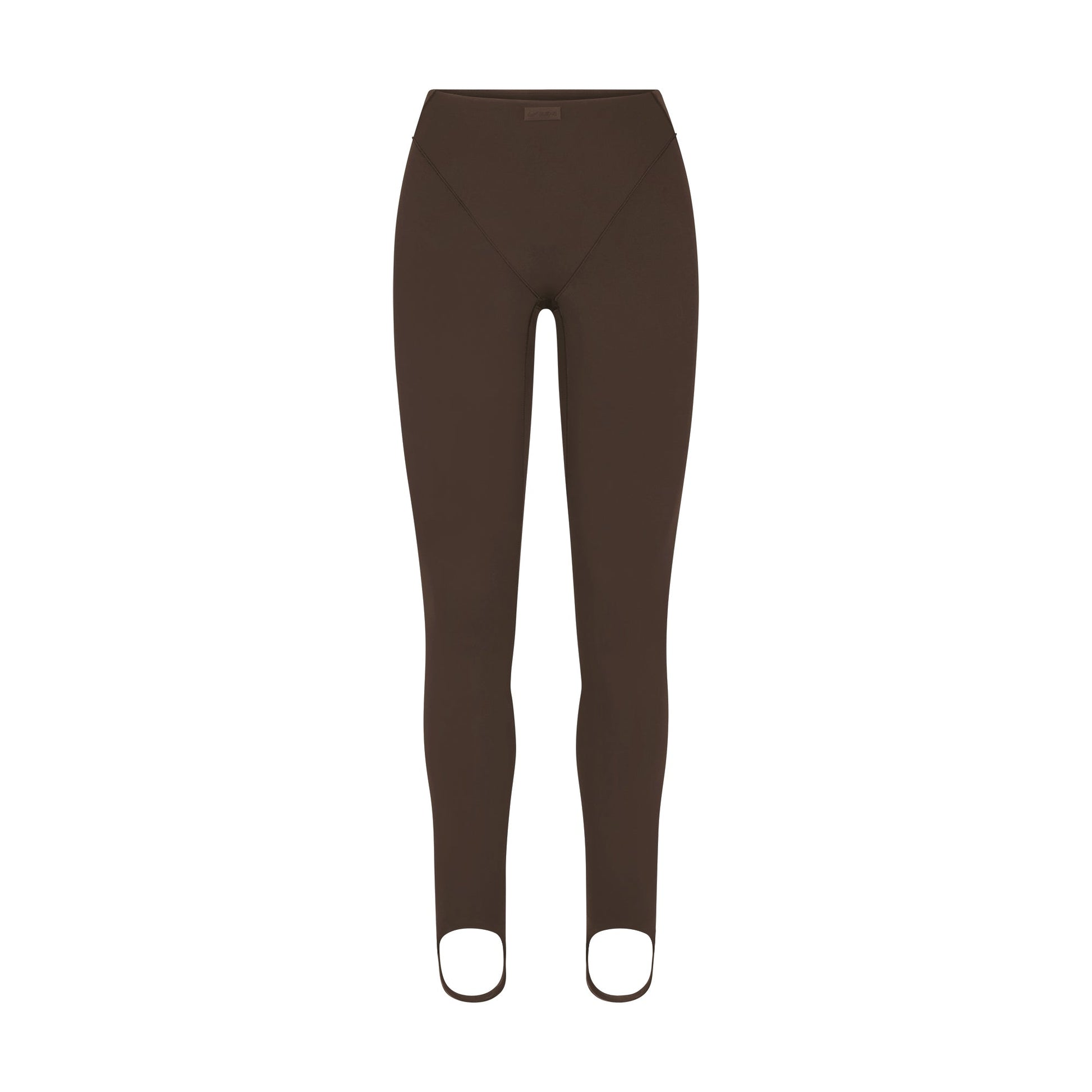 NikeSKIMS MATTE V-LINE STIRRUP LEGGING | DARK SEPIA