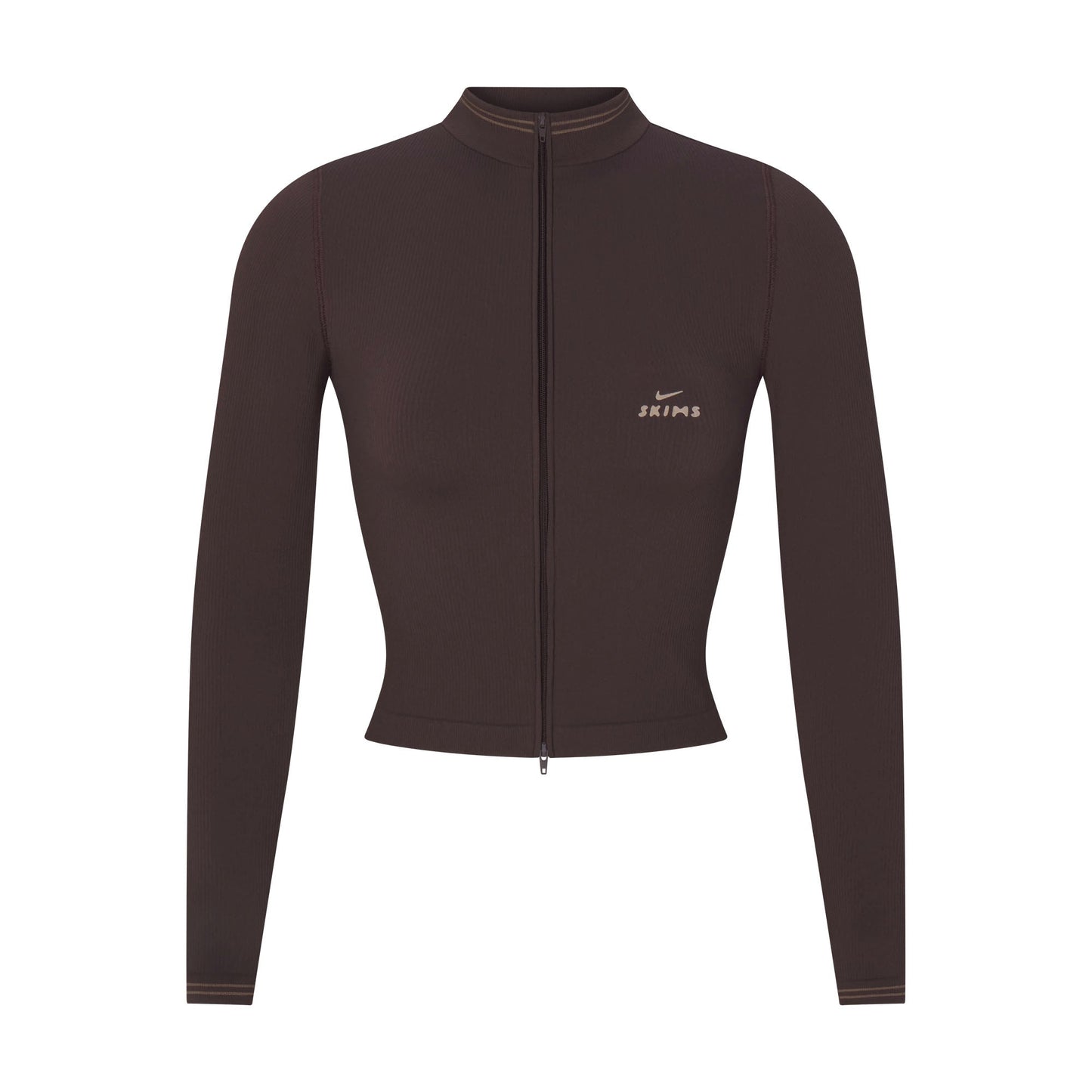 NikeSKIMS RIBBED SEAMLESS ZIP UP CROP JACKET | PHOENIX