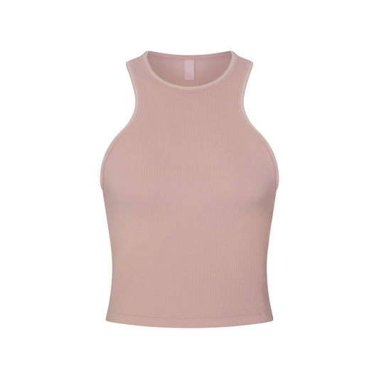 NikeSKIMS RIBBED SEAMLESS RACER FRONT TANK | HIMALAYAN