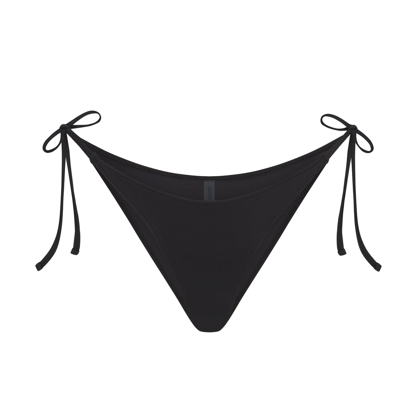 SIGNATURE SWIM DIPPED TIE BIKINI BOTTOM | ONYX