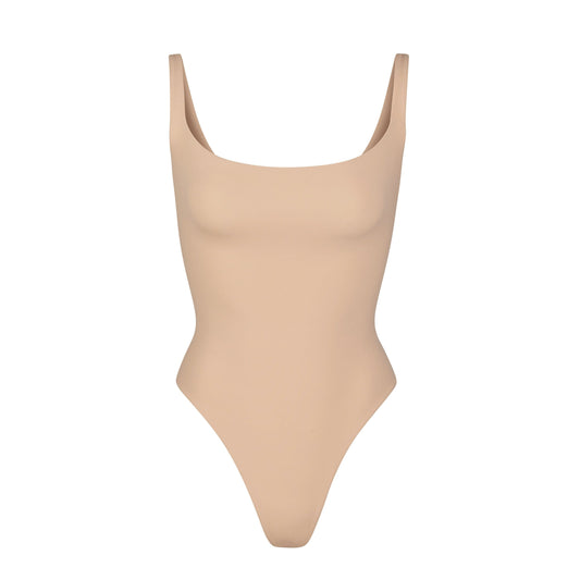 FITS EVERYBODY SQUARE NECK BODYSUIT | CLAY