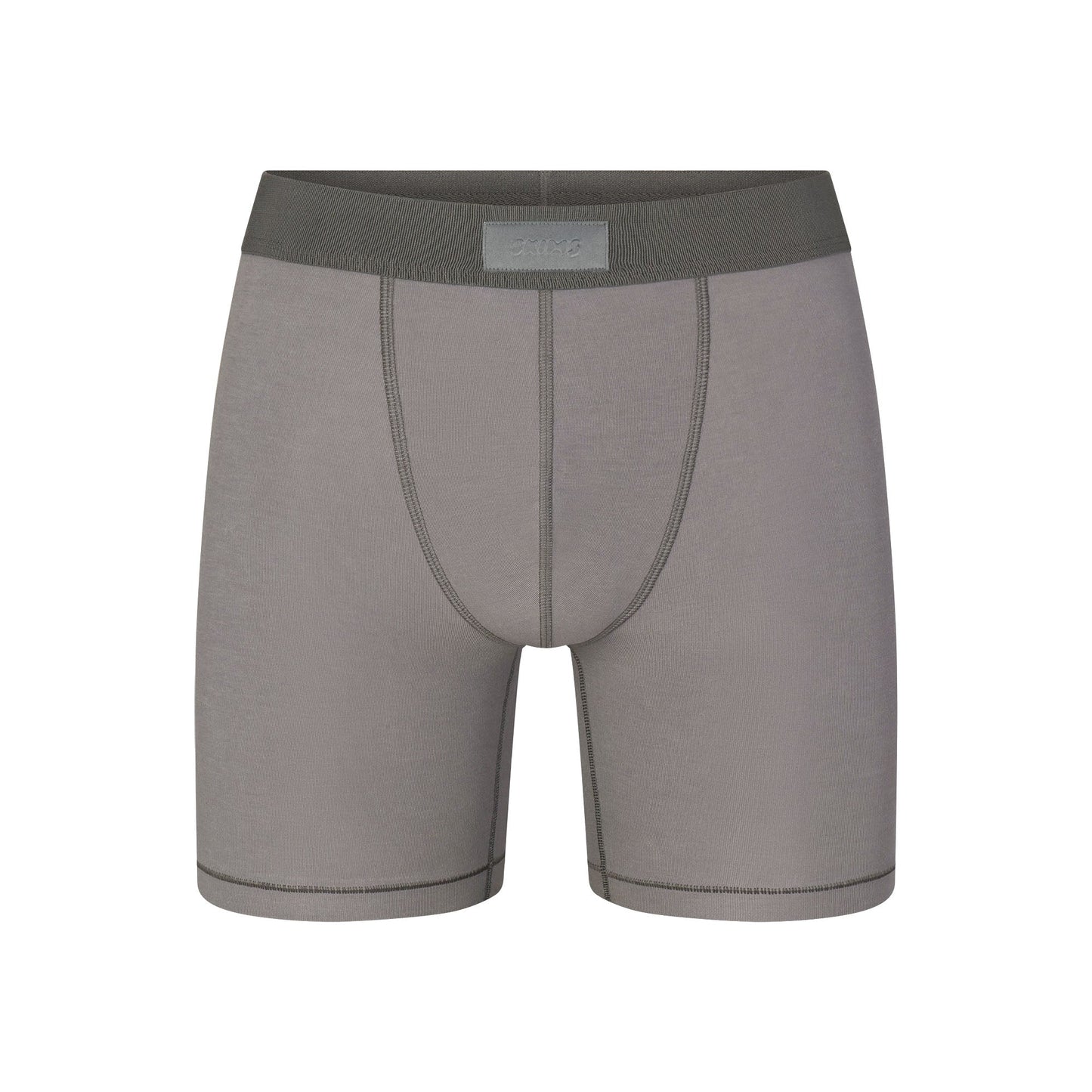 SKIMS COTTON MENS 5" BOXER BRIEF | WASHED GUNMETAL