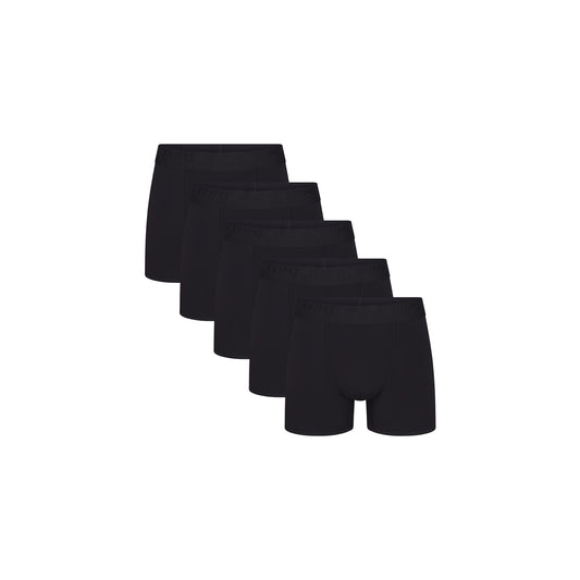SKIMS STRETCH MENS 3" BOXER BRIEF 5-PACK | OBSIDIAN