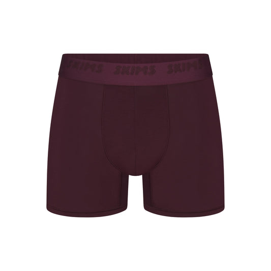 SKIMS STRETCH MENS 3" BOXER BRIEF | CURRANT