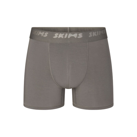 SKIMS STRETCH MENS 3" BOXER BRIEF | GUNMETAL