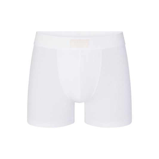 SKIMS COTTON MENS 3" BOXER BRIEF | CHALK