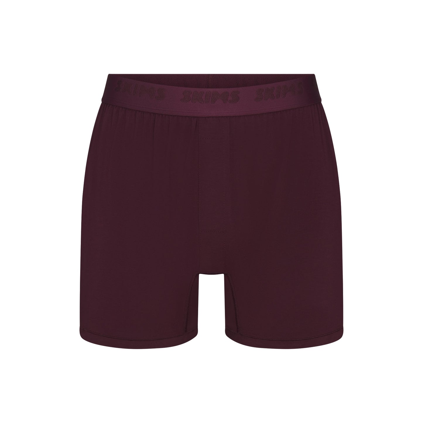 SKIMS STRETCH MENS KNIT BOXER | CURRANT