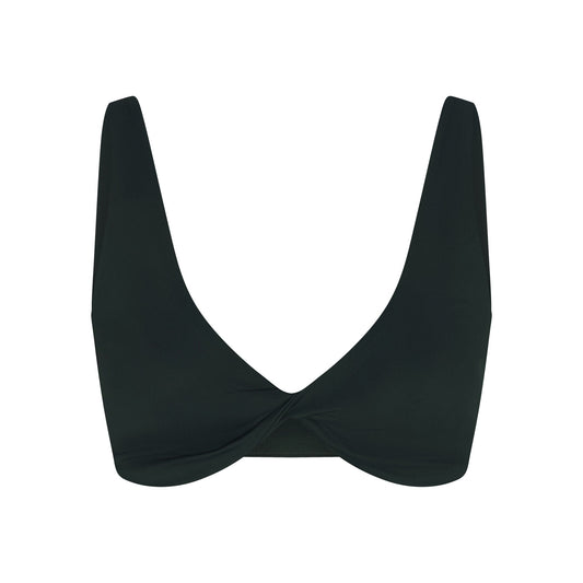 NikeSKIMS MATTE TWIST-FRONT BRA | DARK TEAL