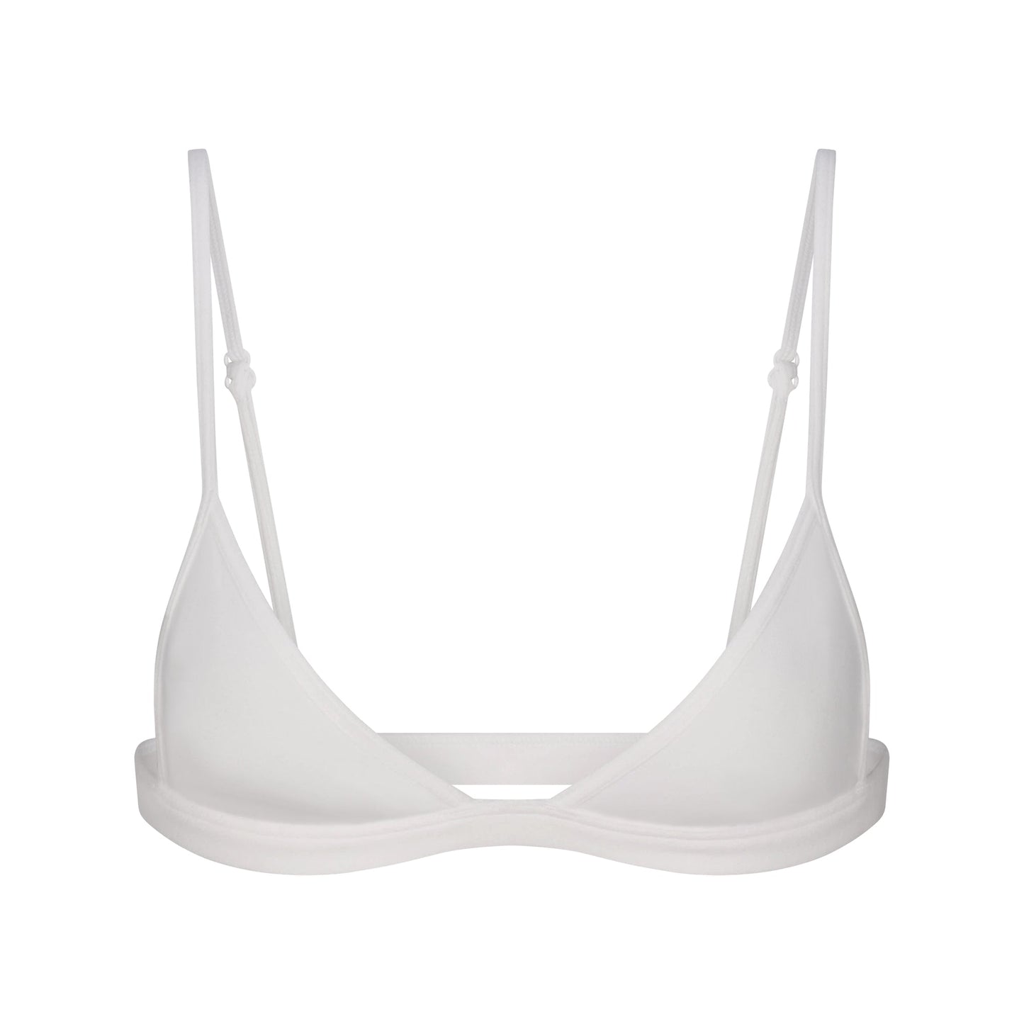 EVERYDAY COTTON TRIANGLE BRALETTE | SNOW