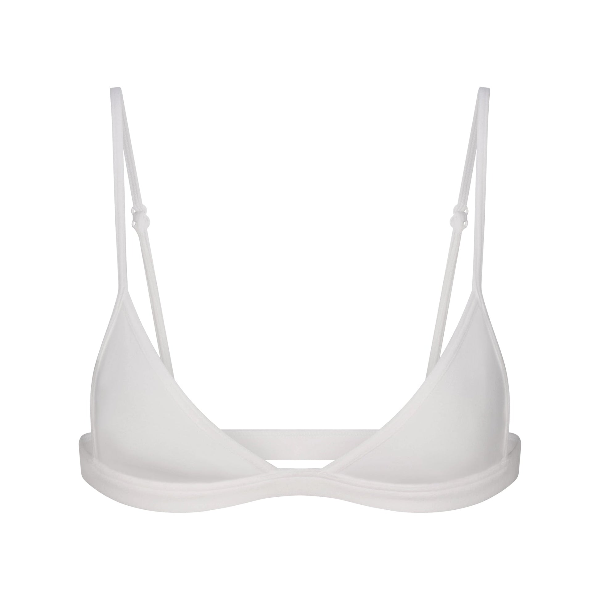 EVERYDAY COTTON TRIANGLE BRALETTE | SNOW