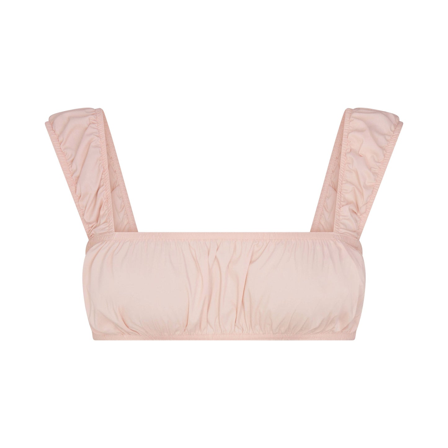 POPLIN APPAREL BRALETTE | DUSTY PINK