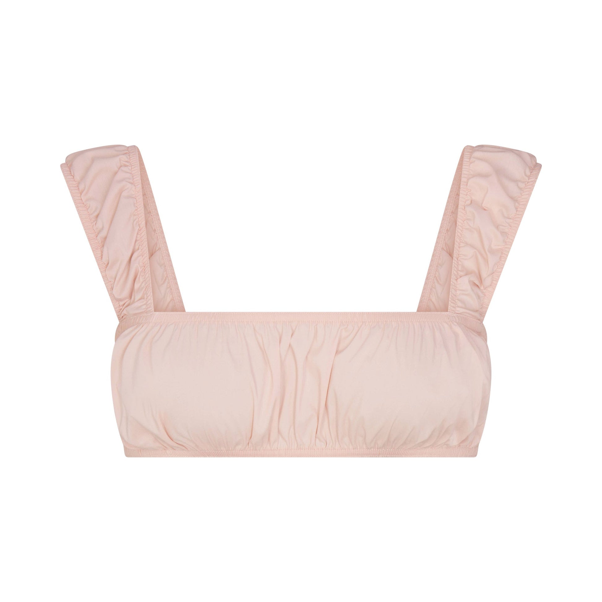 POPLIN APPAREL BRALETTE | DUSTY PINK