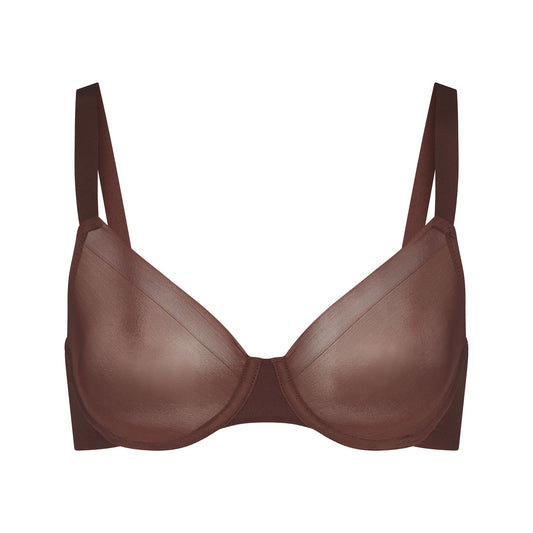 NO SHOW UNLINED DEMI BRA | COCOA