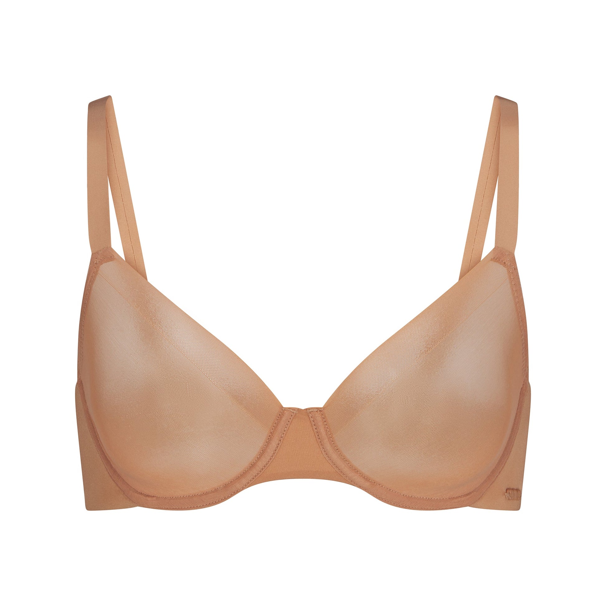 NO SHOW UNLINED DEMI BRA | OCHRE