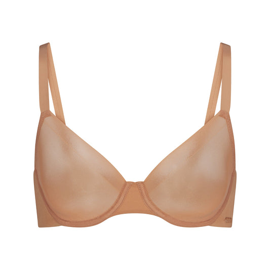 NO SHOW UNLINED DEMI BRA | OCHRE