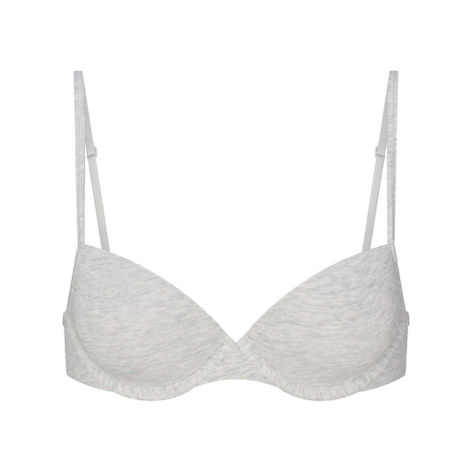 EVERYDAY COTTON T-SHIRT BRA | LIGHT HEATHER GREY