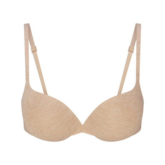 EVERYDAY COTTON ULTIMATE TEARDROP PUSH-UP BRA | CLAY HEATHER