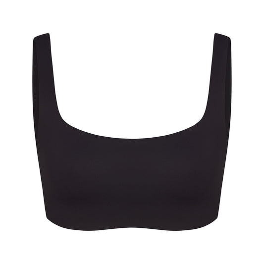NikeSKIMS MATTE SCOOP NECK BRA | OBSIDIAN