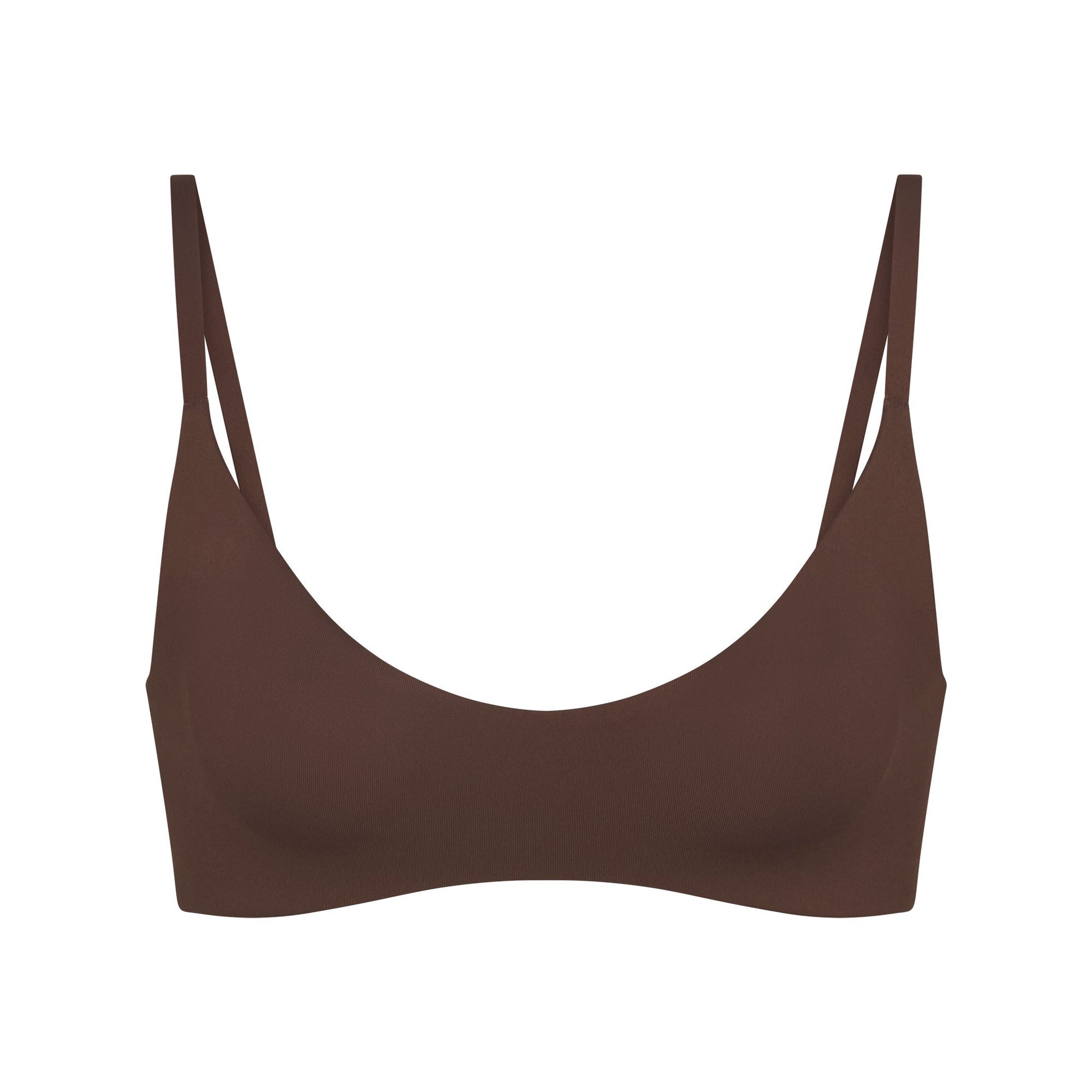 NikeSKIMS MATTE MICRO SCOOP BRA | DARK SEPIA