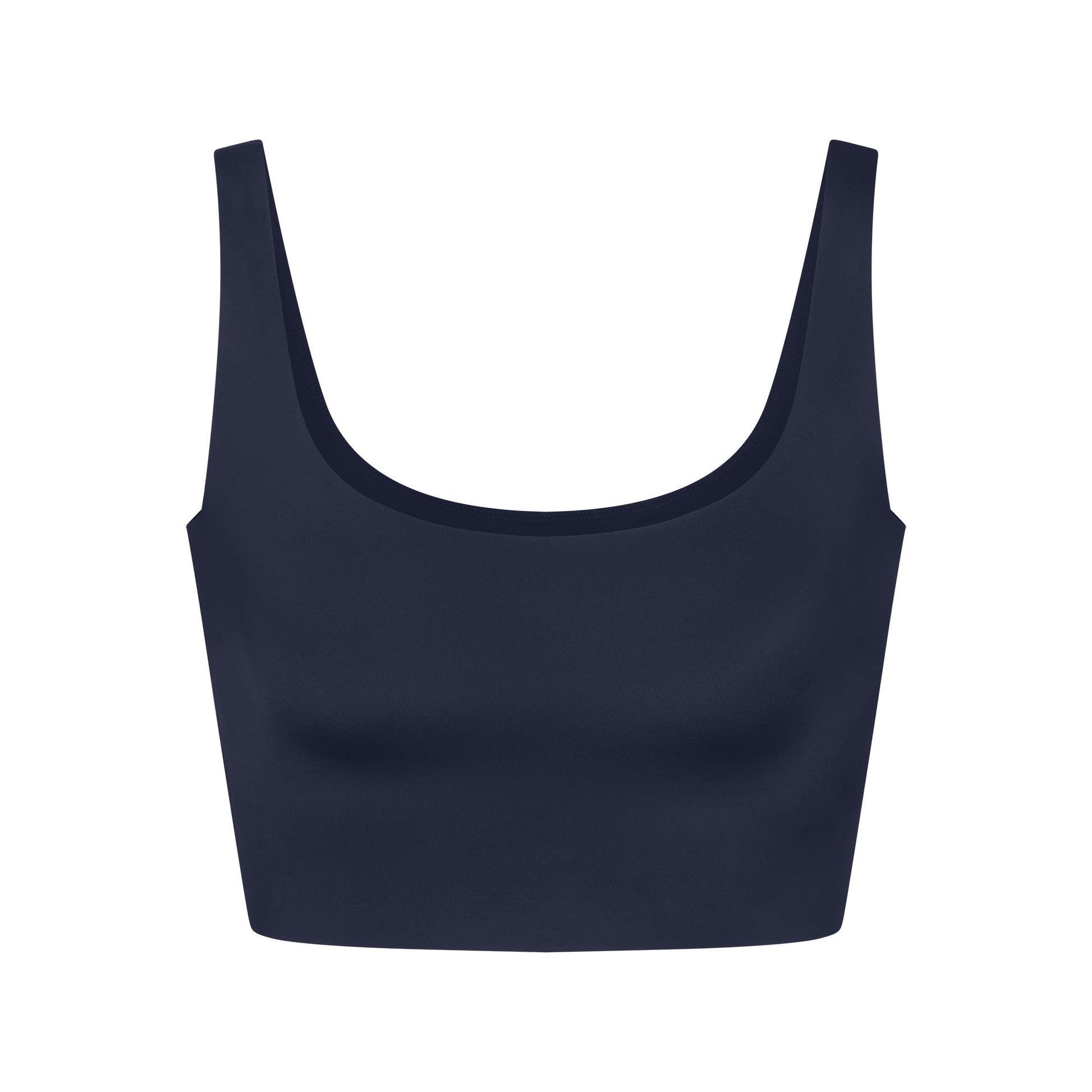 NikeSKIMS SHINE SCOOP NECK BRA TOP | NAVY