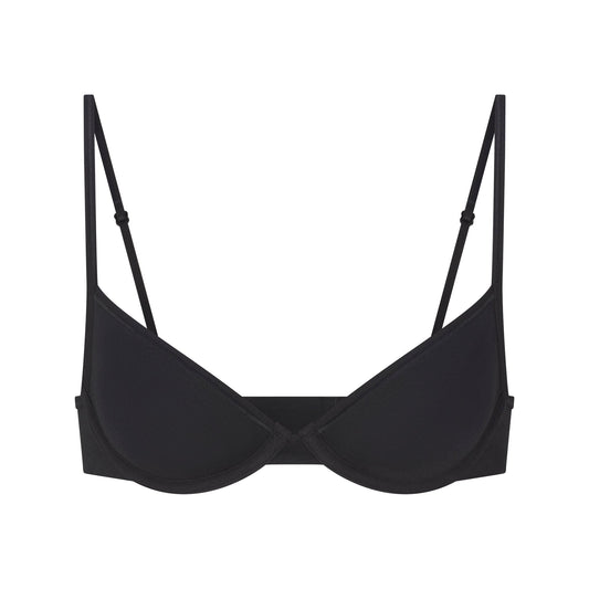 EVERYDAY COTTON UNLINED DEMI BRA | ONYX