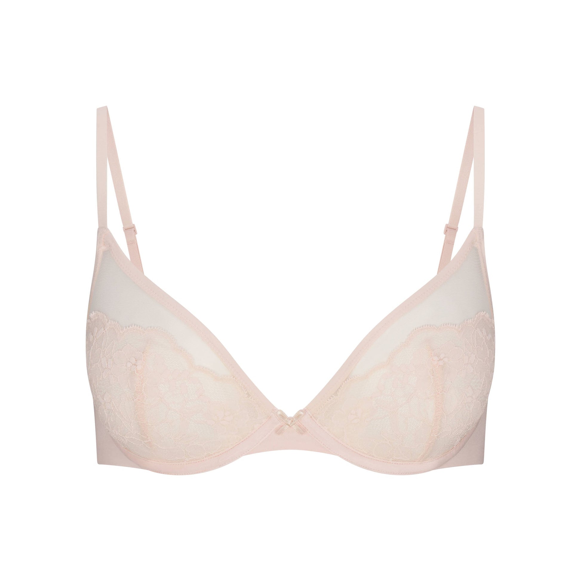 SKIMS LACE UNLINED DEMI BRA | PRIMROSE